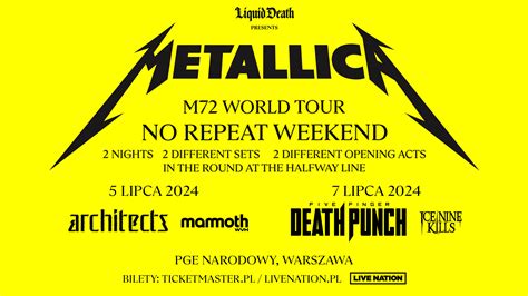 Metallica Zagra A Koncerty W Polsce Kiedy Rusza Sprzeda Bilet W