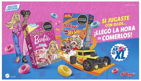 Kelloggs Anuncia Alianza Con Las Marcas Barbie Y Hot Wheels De Mattel TecnoMarketingNews