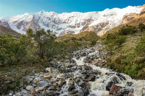 Salkantay Mountain Hike, Peru Stock Photo - Image of flickr, blue ...