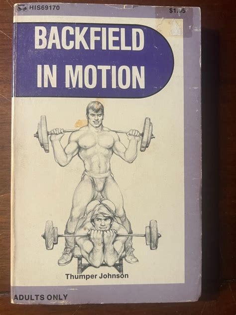 Vintage Gay Pulp Fiction Book Backfield In Motion Surrey Etsy