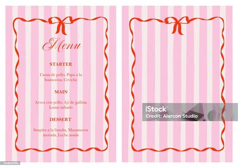 Menu Invitation Template Dinner Party Invitation Menu Template With