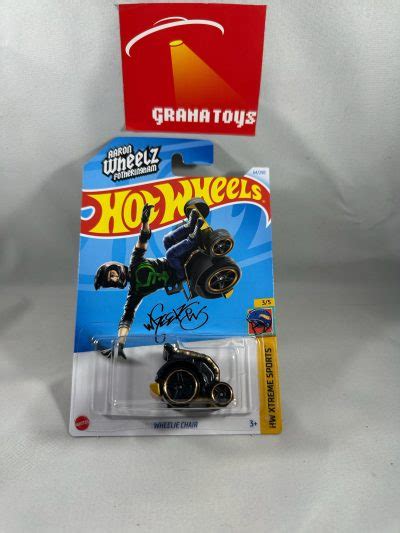 Wheelie Chair Xtreme Sports Aaron Wheelz Hot Wheels Case H