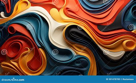 Organic Lines Abstract Wallpaper Background Design Ai Generate