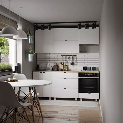 Кухонный гарнитур FH Como 2 m White Mat - 14999 лей