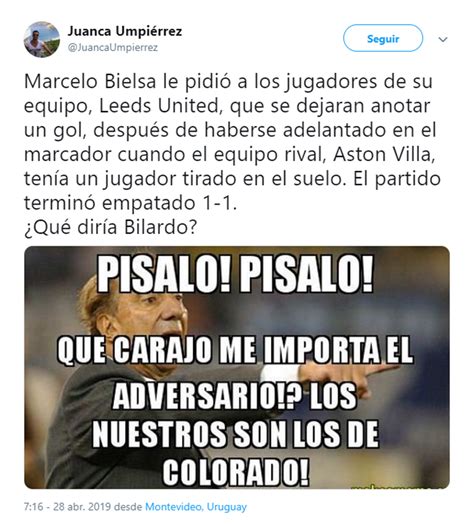 El Gesto De Bielsa Con El Leeds Provocó Una Ola De Memes Con Bilardo