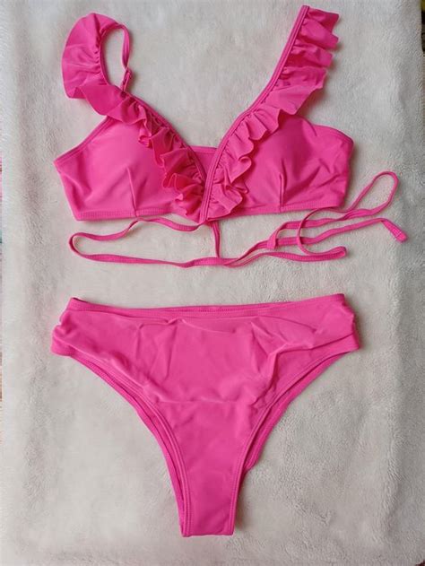 Bikini Grösse L Farbe Rosa Kaufen auf Ricardo