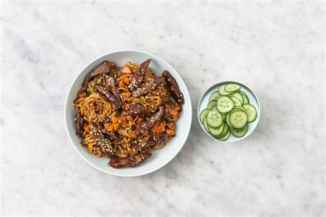 Beef Teriyaki Met Volkoren Noedels Recept HelloFresh