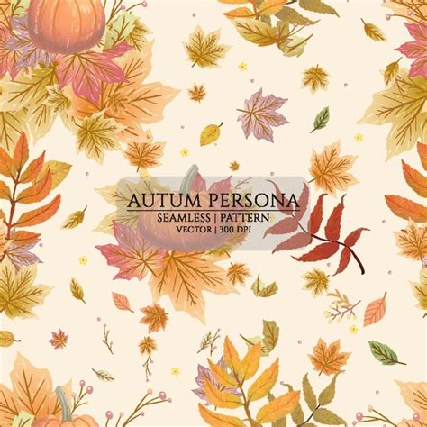 Autum Floral Pattern Images Stock Photos D Objects Vectors