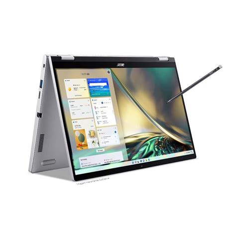 Notebook Com Caneta Touch - Notebook 2 Em 1 Acer Spin 3 Touch, Caneta Sp314-55n-53eu, I5 12ª Gen ...