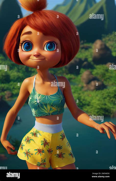 Cartoon Woman Wearing Bikini Hi Res Stock Photography And Images Alamy