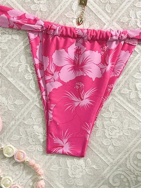 Swim Mod Set Women Summer Beach Floral Print Sexy Bikini Set Print Design Random Bathing