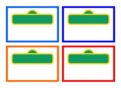 Sesame Street Sign Blank