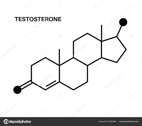 Testosterone Chemical Formula Stock Vector Image By ©pikovit 515391846