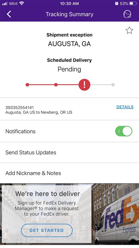 I was told it be here today? I don’t use fedex much any tips? :) : r/FedEx