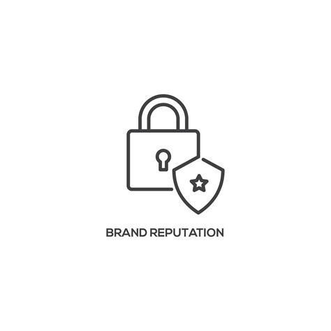 Brand Reputation icon, business concept. Modern sign, linear pictogram