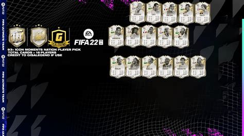 Fifa 22 93 Nation Specific Icon Moments Player Pick Sbc Which