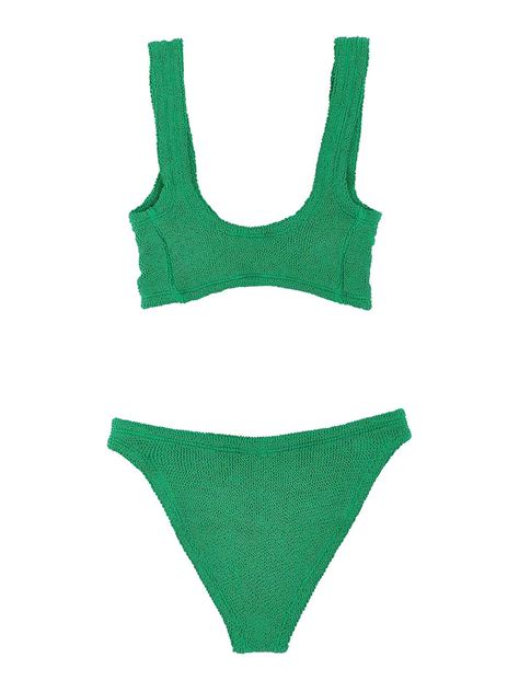 Hunza G Juno Bikini Set Green Women JUNOBIKINIEMERALD