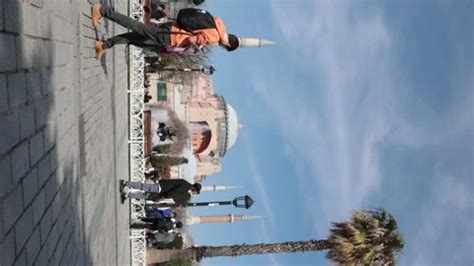 Hagia Sophia And Tourists In Daytime 4K Stock Video Pond5