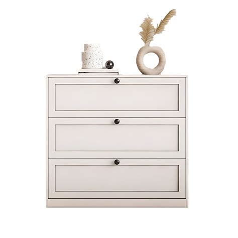 Contemporary Wooden Lingerie Chest With Drawers And Circle Handle For Bedroom Green L X