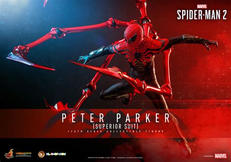 Hot Toys Vgm Marvel S Spider Man Th Scale Peter Parker Superior Suit Collectible