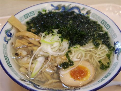 海ほたる「あさりとあおさの塩ラーメン」がおいしい もぐもぐさくら