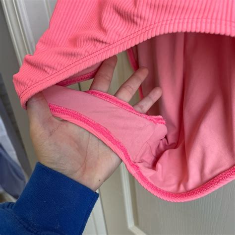 Nasty Gal Swim Nasty Gal Hot Pink S Fit Ribbed Low Back One Piece Swim Suit Poshmark