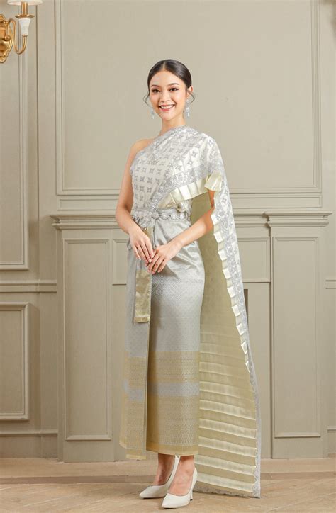 Davika - Thai Traditional Dress & Thai Traditional Clothing – Thai Outfit