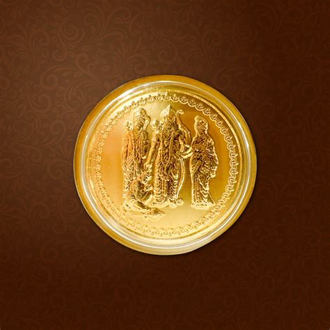Khyaal Divine Collection 05 Gms 24kt Gold Shree Ram With Laxmanji Ma