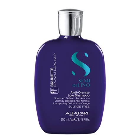 Alfaparf Semi di Lino Brunette Anti Orange Low Shampoo neutralizujący szampon do włosów