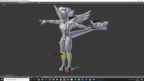 D Model Acheron Amphisbaena Nude Vr Ar Low Poly Cgtrader