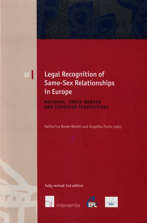 Buy Legal Recognition Of Same Sex Relationships In Europe National