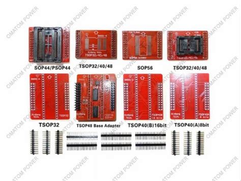 TSOP32/40/48 SOP44 SOP56 NOR 8 Adapters Set for TL866CS TL866A TL866II ...