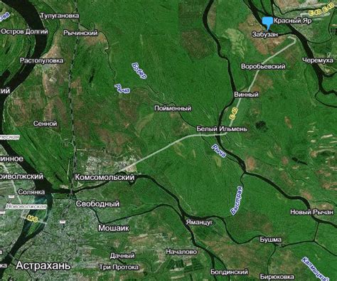 Схема проезда - Рыбалка и отдых в Астрахани на реке Бузан