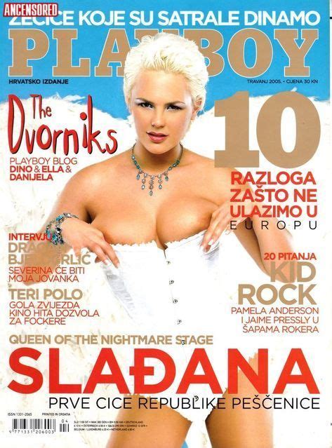 Naked Sladjana Petrusic Sladja In Playboy Magazine Croatia