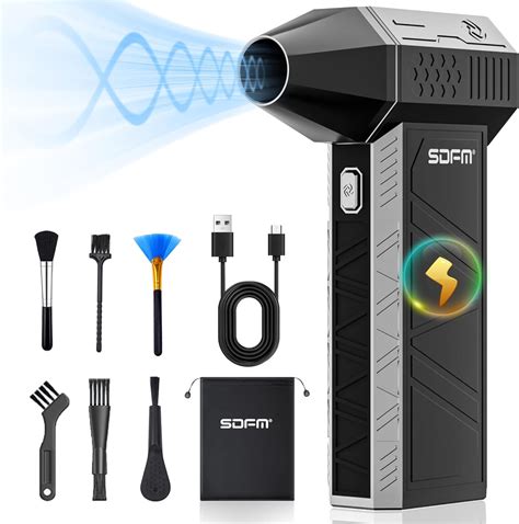 SDFM Electric Air Duster - 130000RPM Compressed Air Duster，3 Gear ...