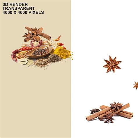Premium Psd Spices Transparent Background