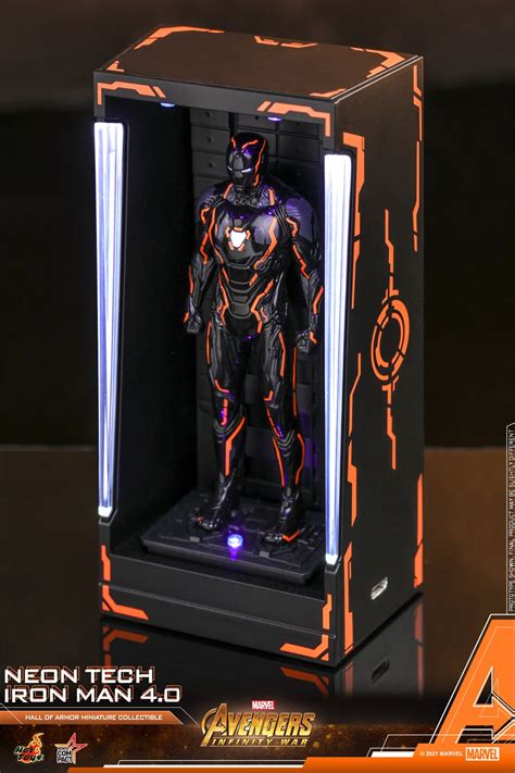 Iron Man Enters The Grid With New Neon Tech Figures From Hot Toys