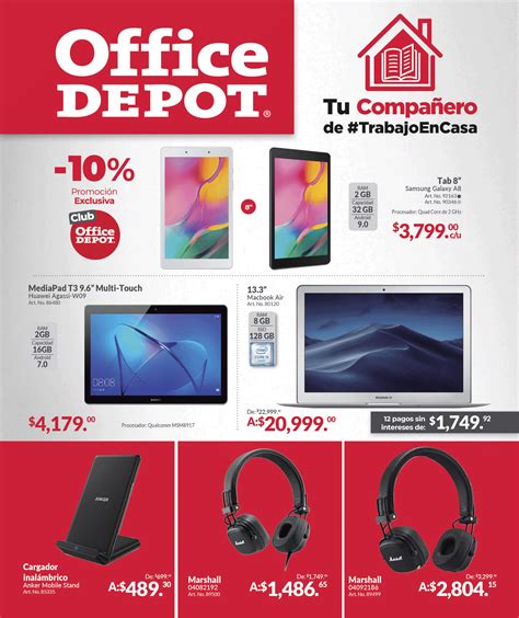 Folleto Office Depot noviembre 2020