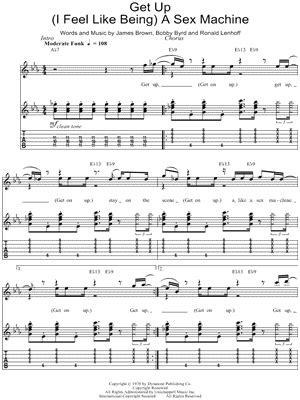 Get Up I Feel Like Being A Sex Machine Sheet Music Arrangements Available Instantly