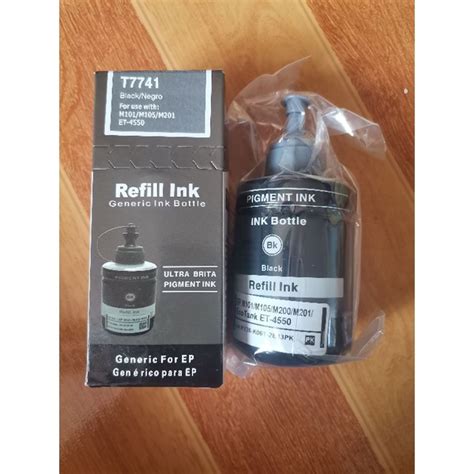 Epson 774 Refill Ink Generic Black Shopee Philippines