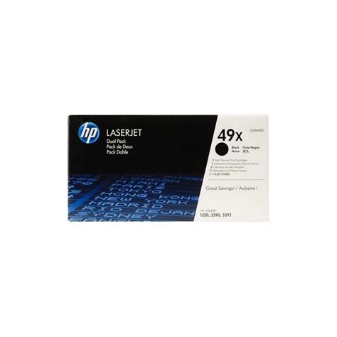 Toner Hp Q5949XD 49X 2-pack Grande Capacite Noir Original