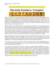 Contagion Video Assignment Part 1