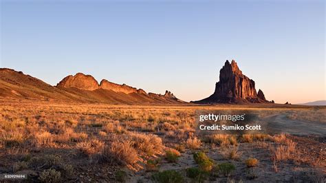 Shiprock At Sunrise New Mexico High-Res Stock Photo - Getty Images