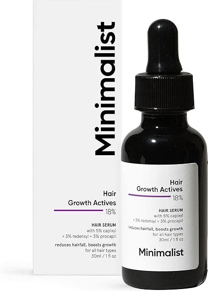 Minimalist Hair Growth Actives 18 Hair Growth Serum With Procapil