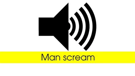 Man Scream Sound Effect Youtube