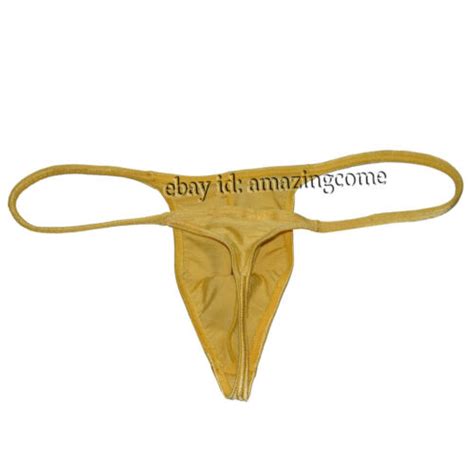 Men Enhance Pouch Thong Bikini G String Minikini Tangas Posing Underwear T Back Ebay