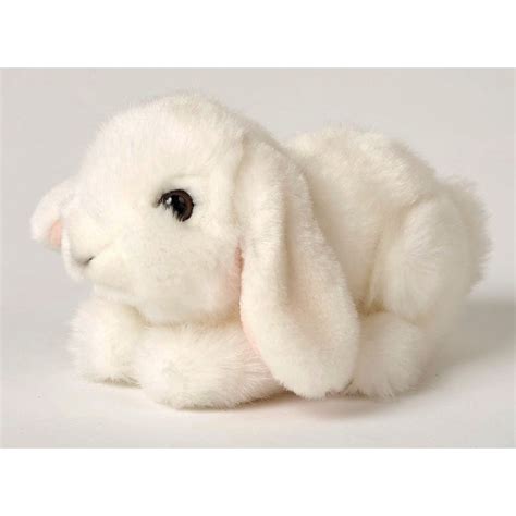 Peluche Lapin Blanc 18 Cm La Magie Des Automates