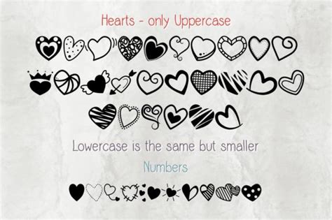 Hearts Font Font Canyon