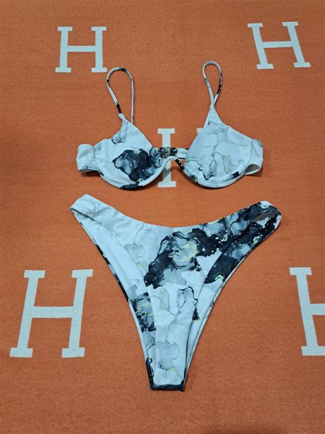 Padded Bikini Top With V Wire And Bikini Bottom On Carousell