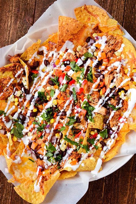 Slow Cooker Chicken Enchilada Nachos Slow Cooker Gourmet